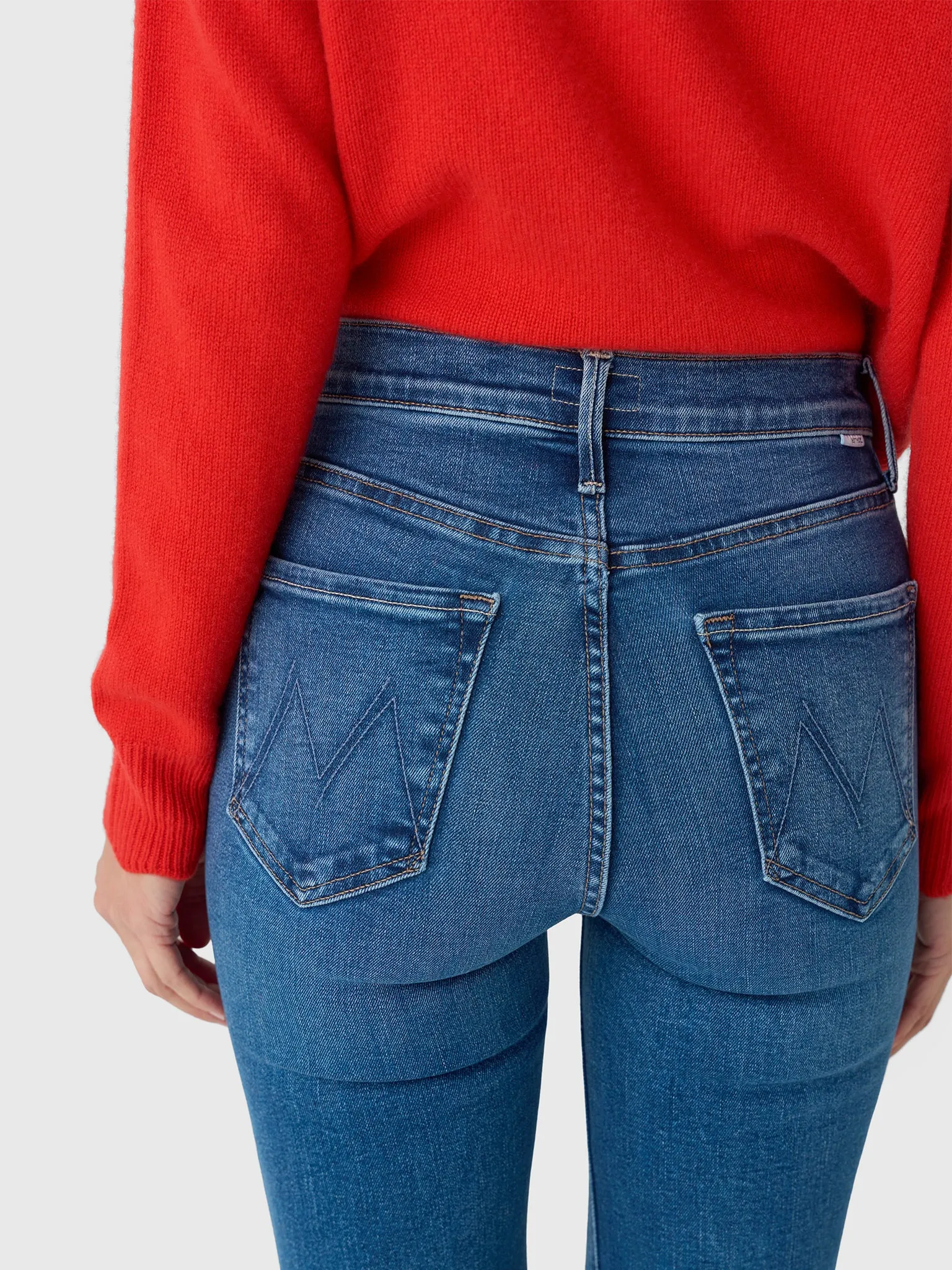 Mother Women's The Doozy Sneak Fray Jean sold by Saint Bernard product image thumbnail 5