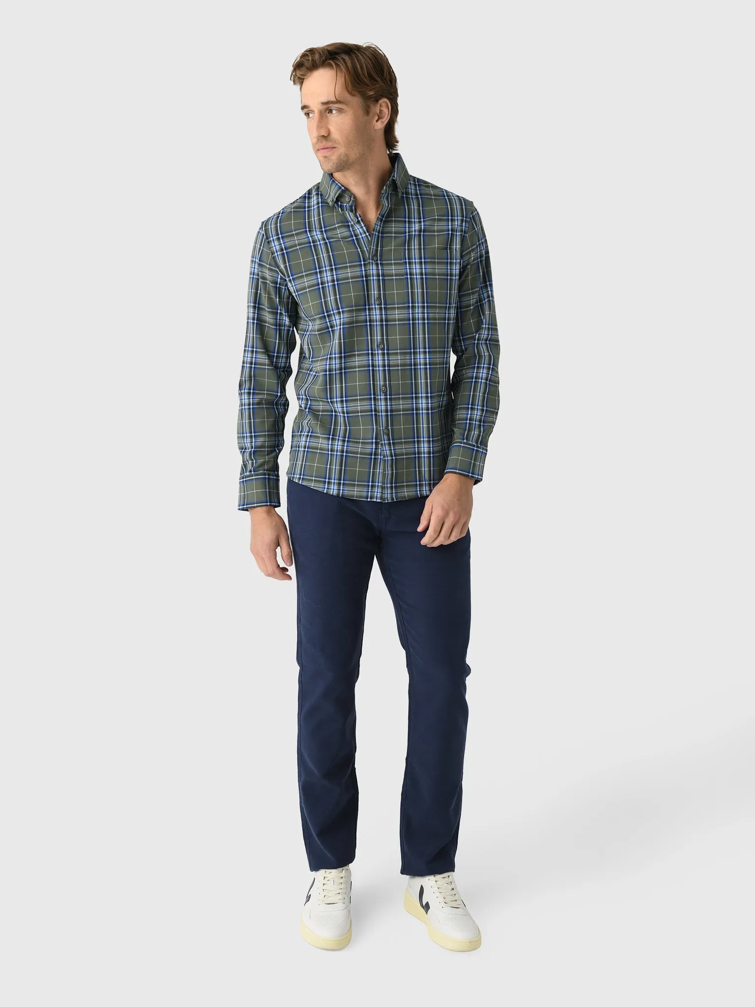 Mizzen+Main Men's Trim City Flannel sold by Saint Bernard product image thumbnail 4