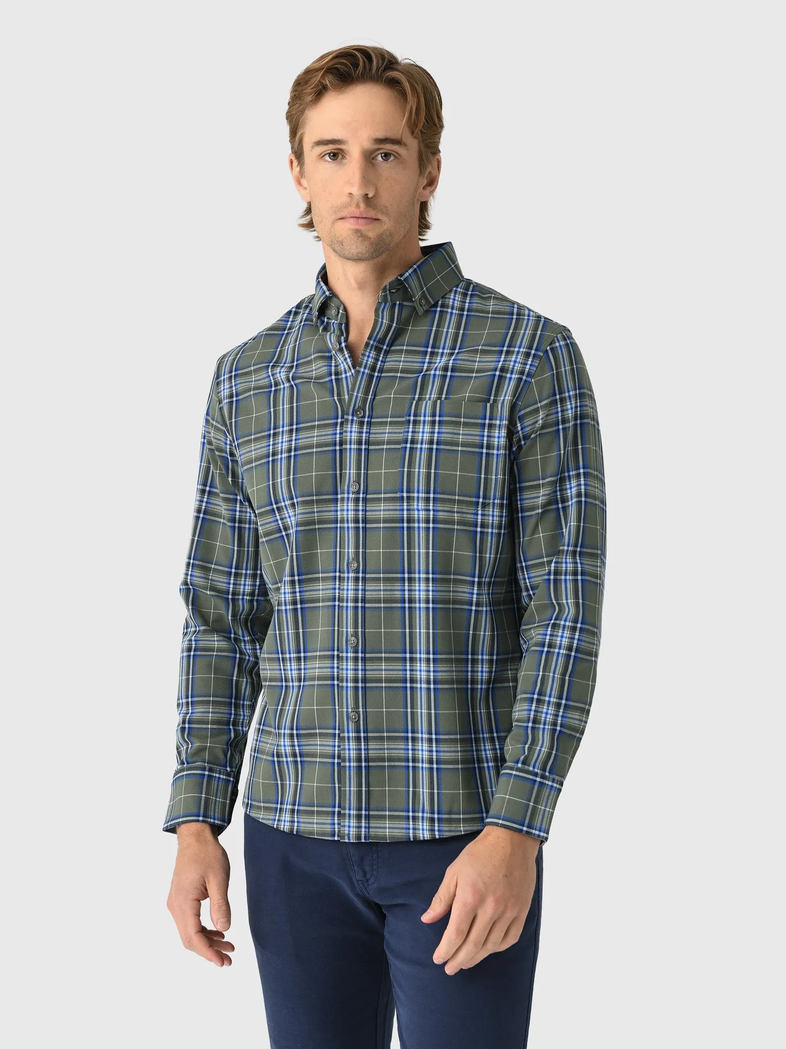 Mizzen+Main Men's Trim City Flannel sold by Saint Bernard product image thumbnail 3