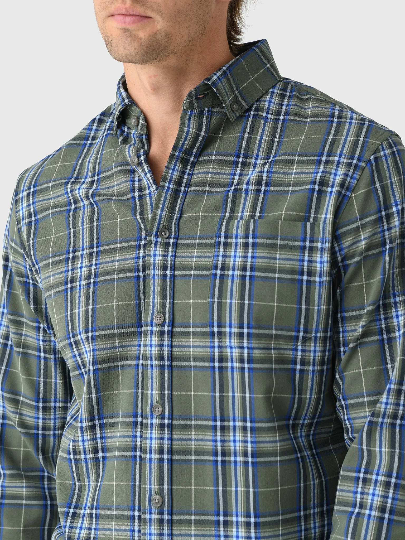 Mizzen+Main Men's Trim City Flannel sold by Saint Bernard product image thumbnail 2