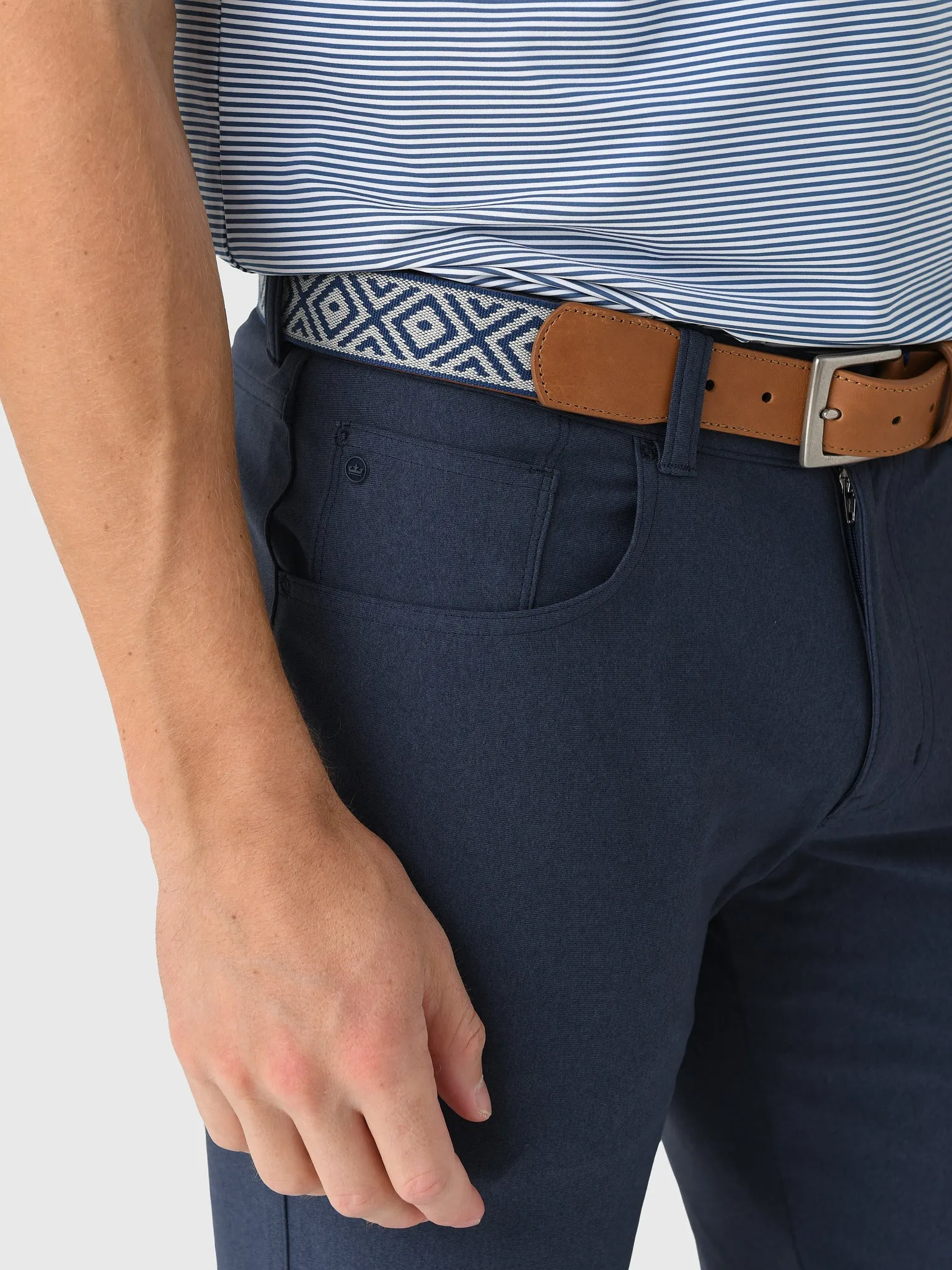 Peter Millar Crown Sport Men's Brevard Performance Flannel Five-Pocket Pant sold by Saint Bernard product image thumbnail 2