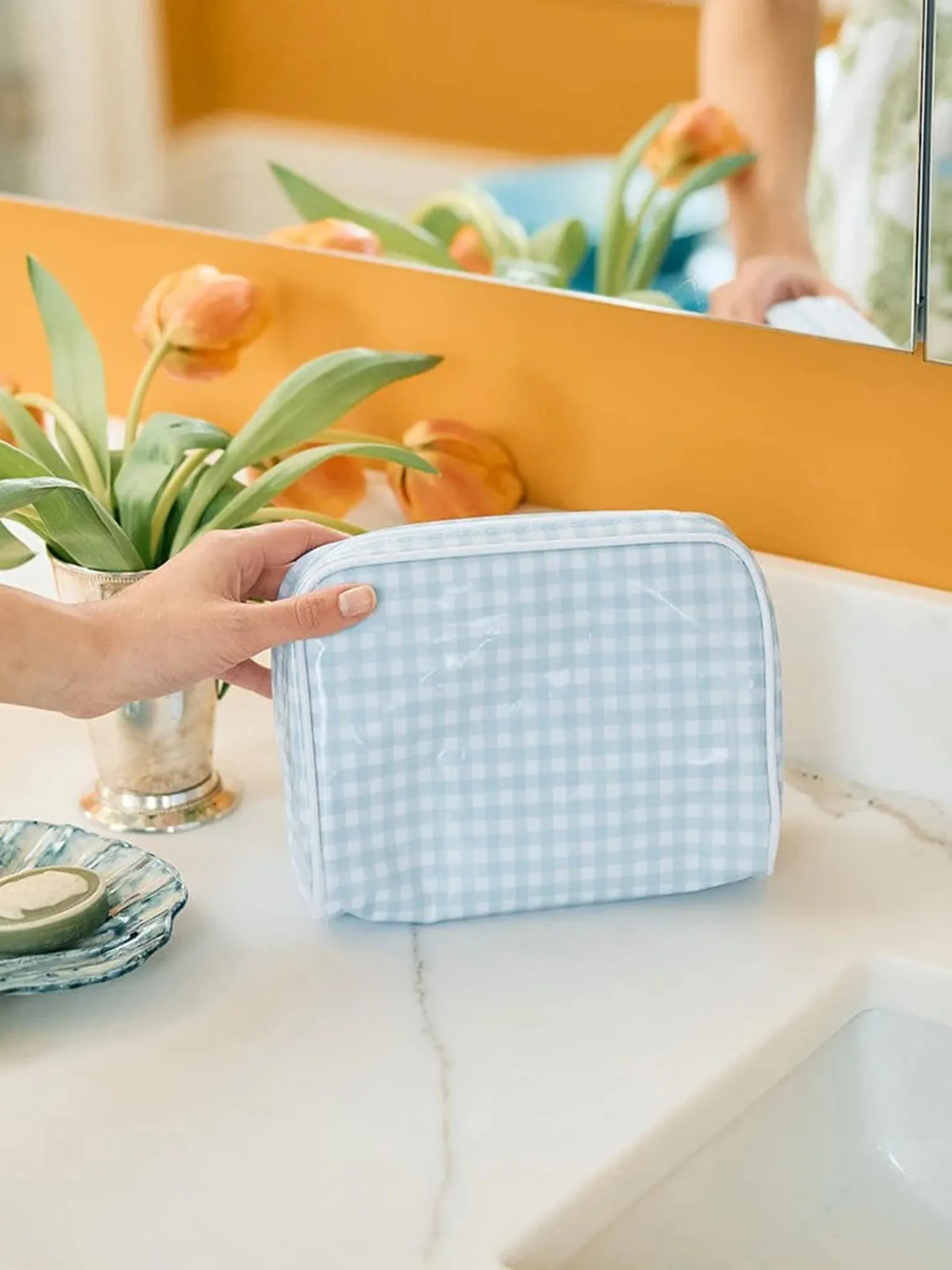 Weezie Small Patterned Toiletry Bag sold by Saint Bernard product image thumbnail 5