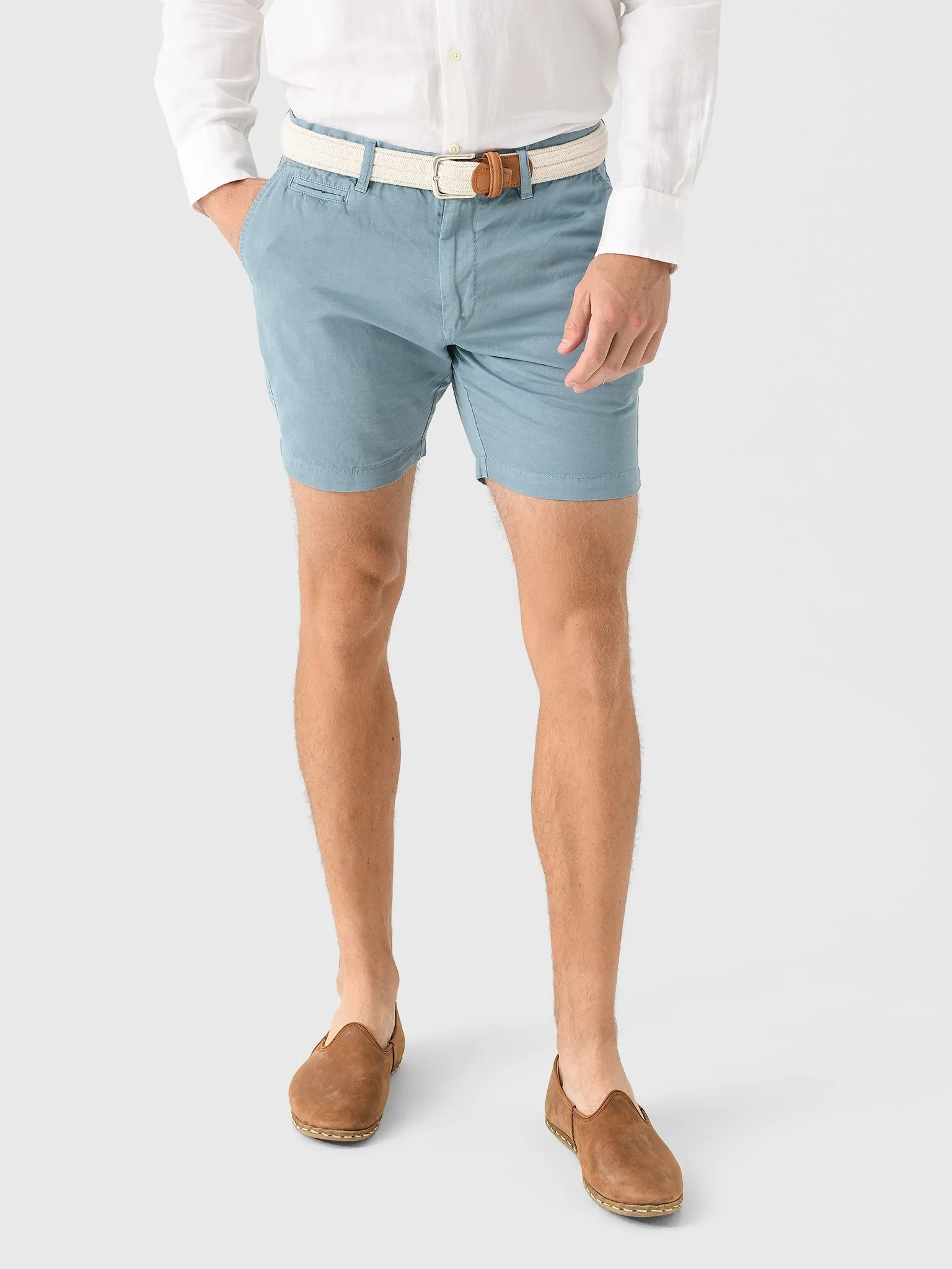 Johnnie-O Men's Melrose Cotton Linen Short sold by Saint Bernard product image thumbnail 5