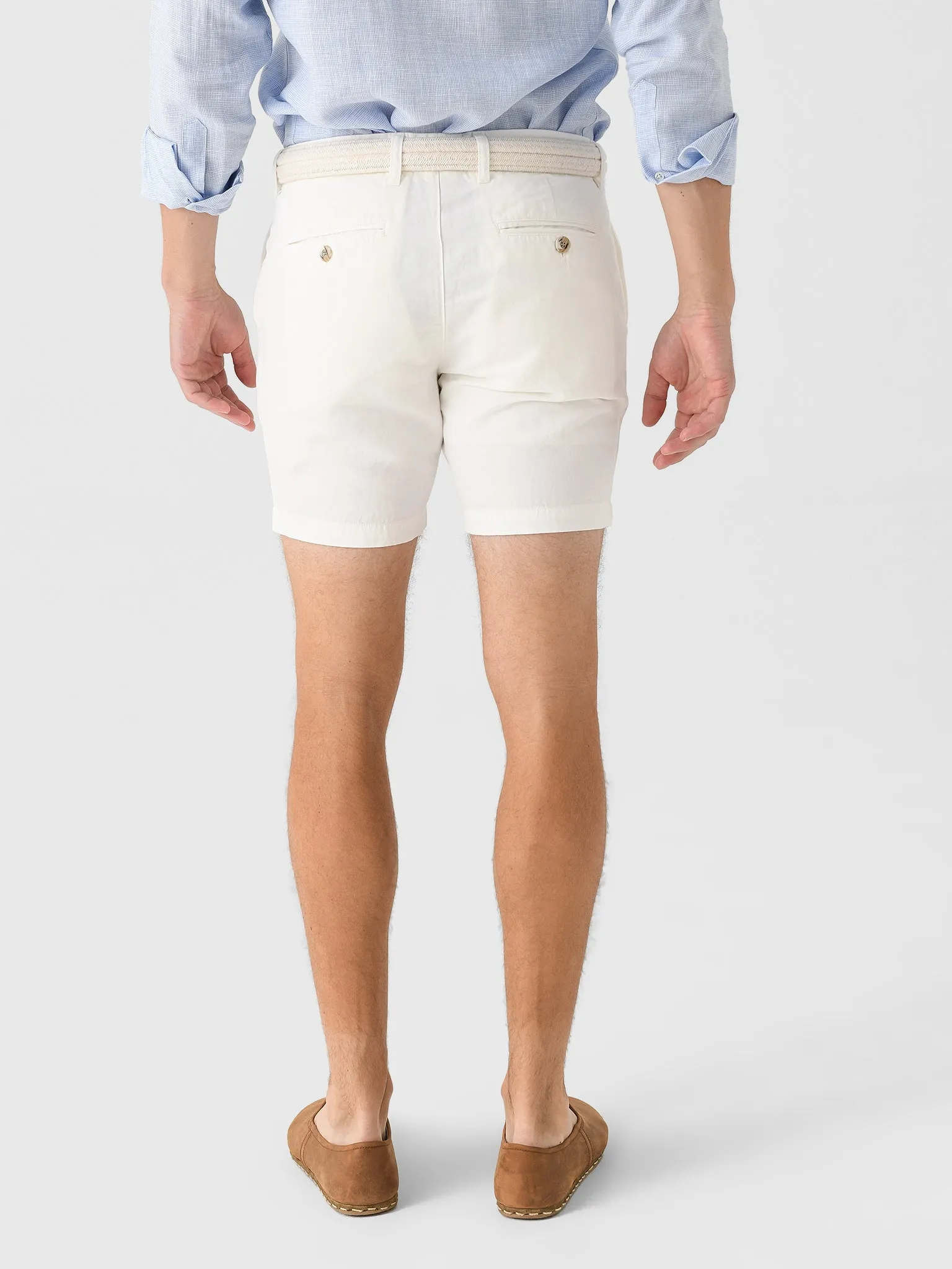 Johnnie-O Men's Melrose Cotton Linen Short sold by Saint Bernard product image thumbnail 4