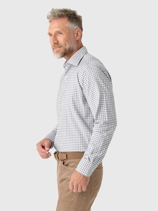 Peter Millar Crown Men's Fairbanks Performance Twill Sport Shirt sold by Saint Bernard