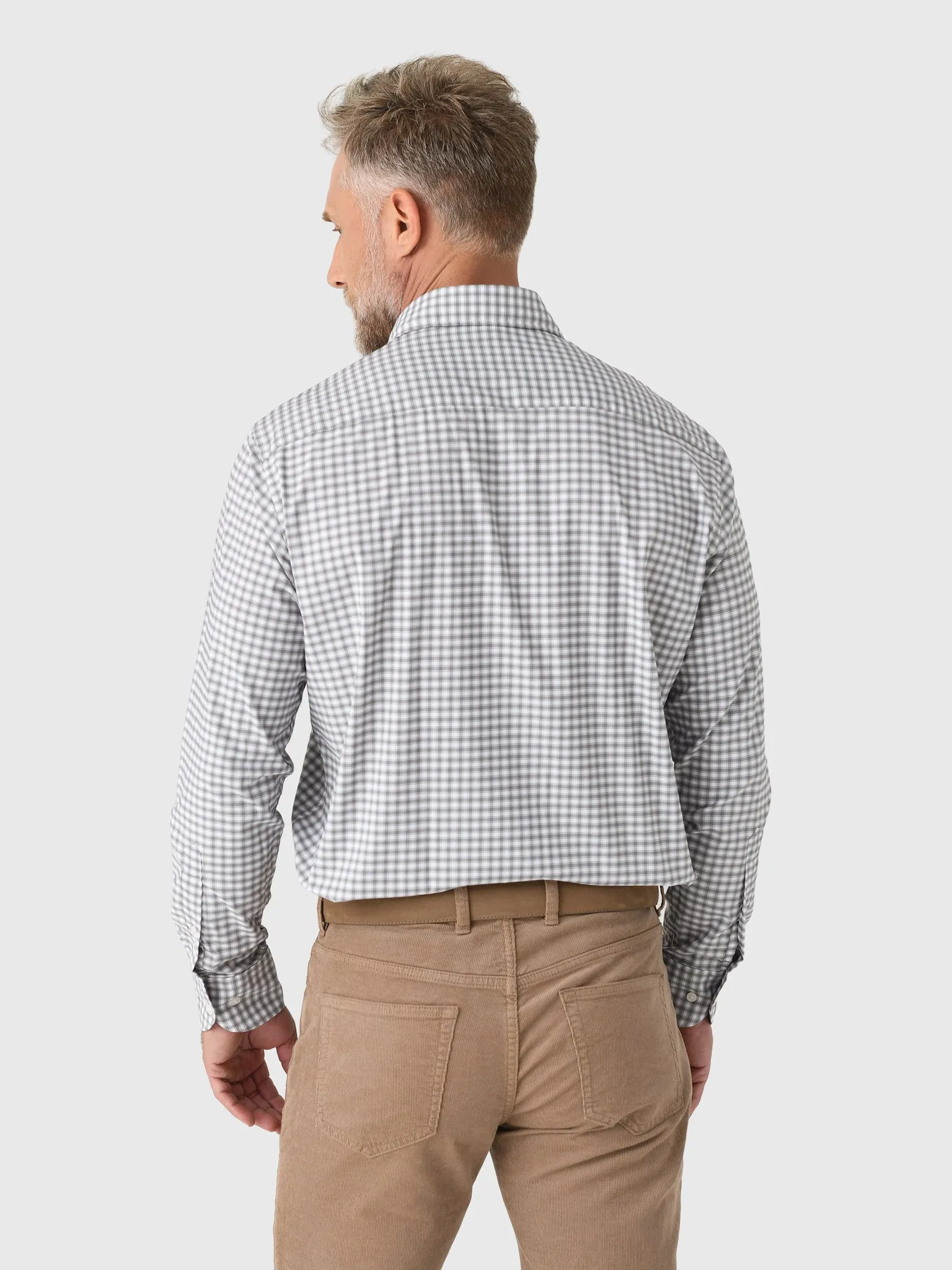 Peter Millar Crown Men's Fairbanks Performance Twill Sport Shirt sold by Saint Bernard product image thumbnail 5