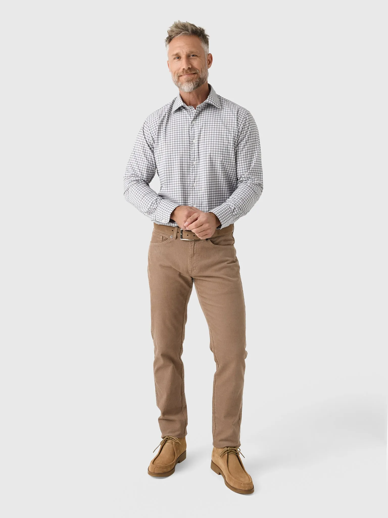 Peter Millar Crown Men's Fairbanks Performance Twill Sport Shirt sold by Saint Bernard product image thumbnail 4