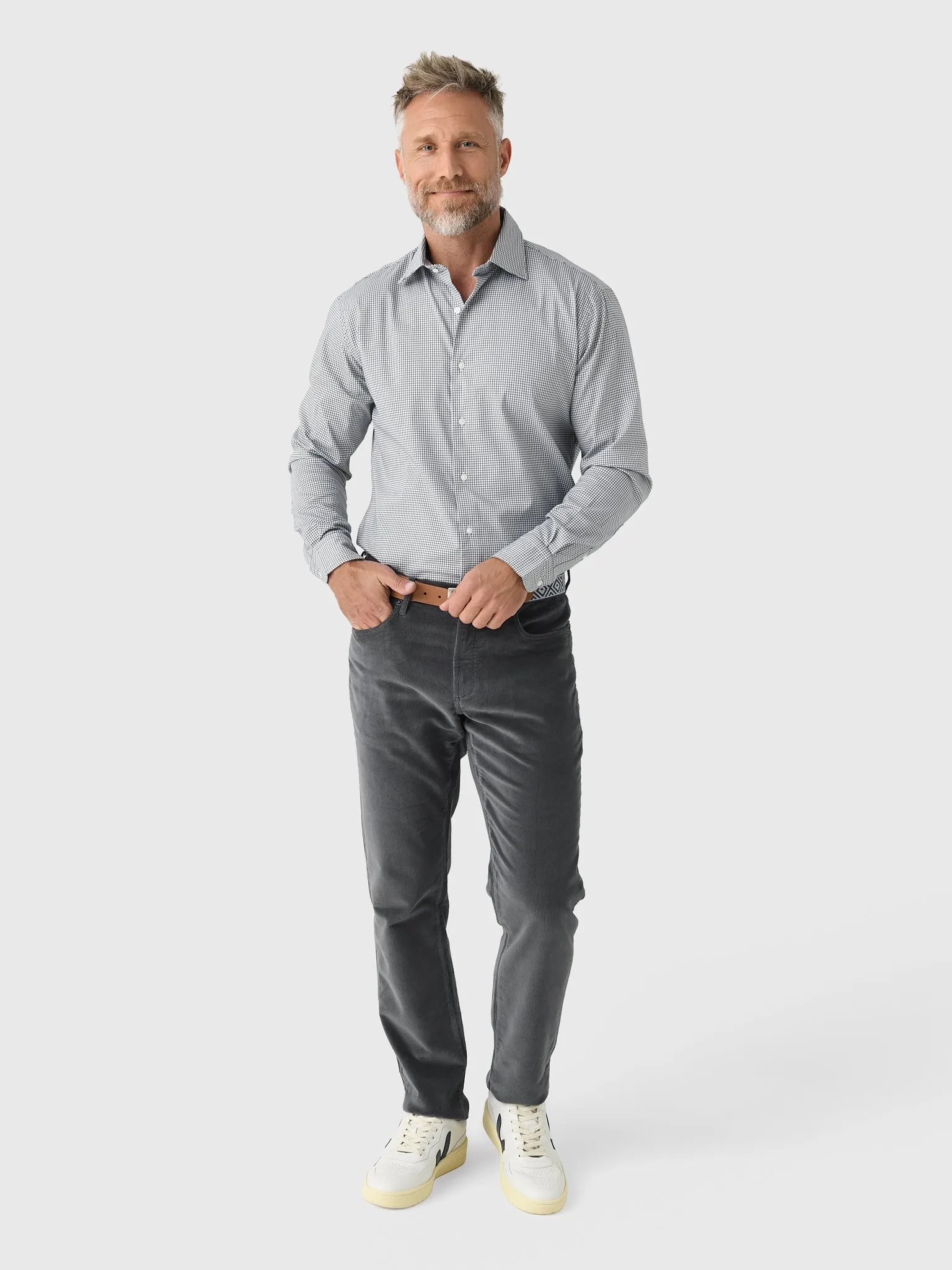 Peter Millar Crown Men's Jackson Crown Lite Cotton-Stretch Sport Shirt sold by Saint Bernard product image thumbnail 4