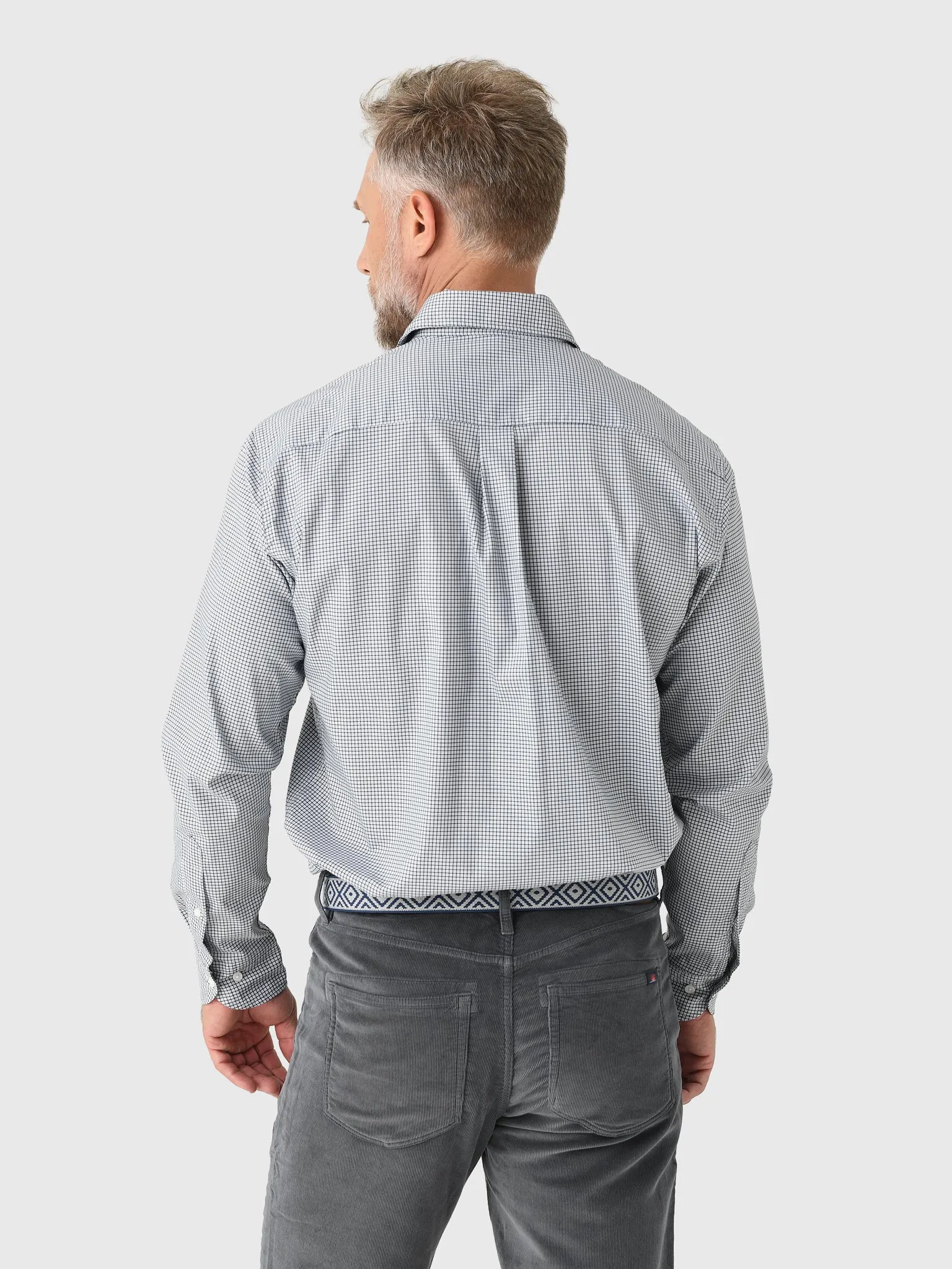 Peter Millar Crown Men's Jackson Crown Lite Cotton-Stretch Sport Shirt sold by Saint Bernard product image thumbnail 5