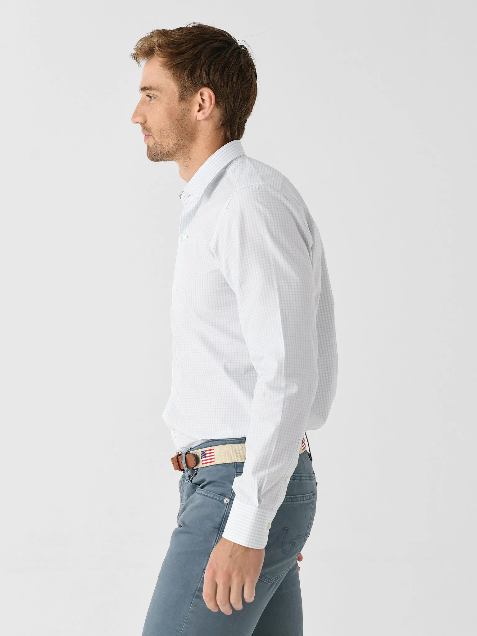 Maria Santangelo Men's Check Woven Shirt sold by Saint Bernard product image thumbnail 3