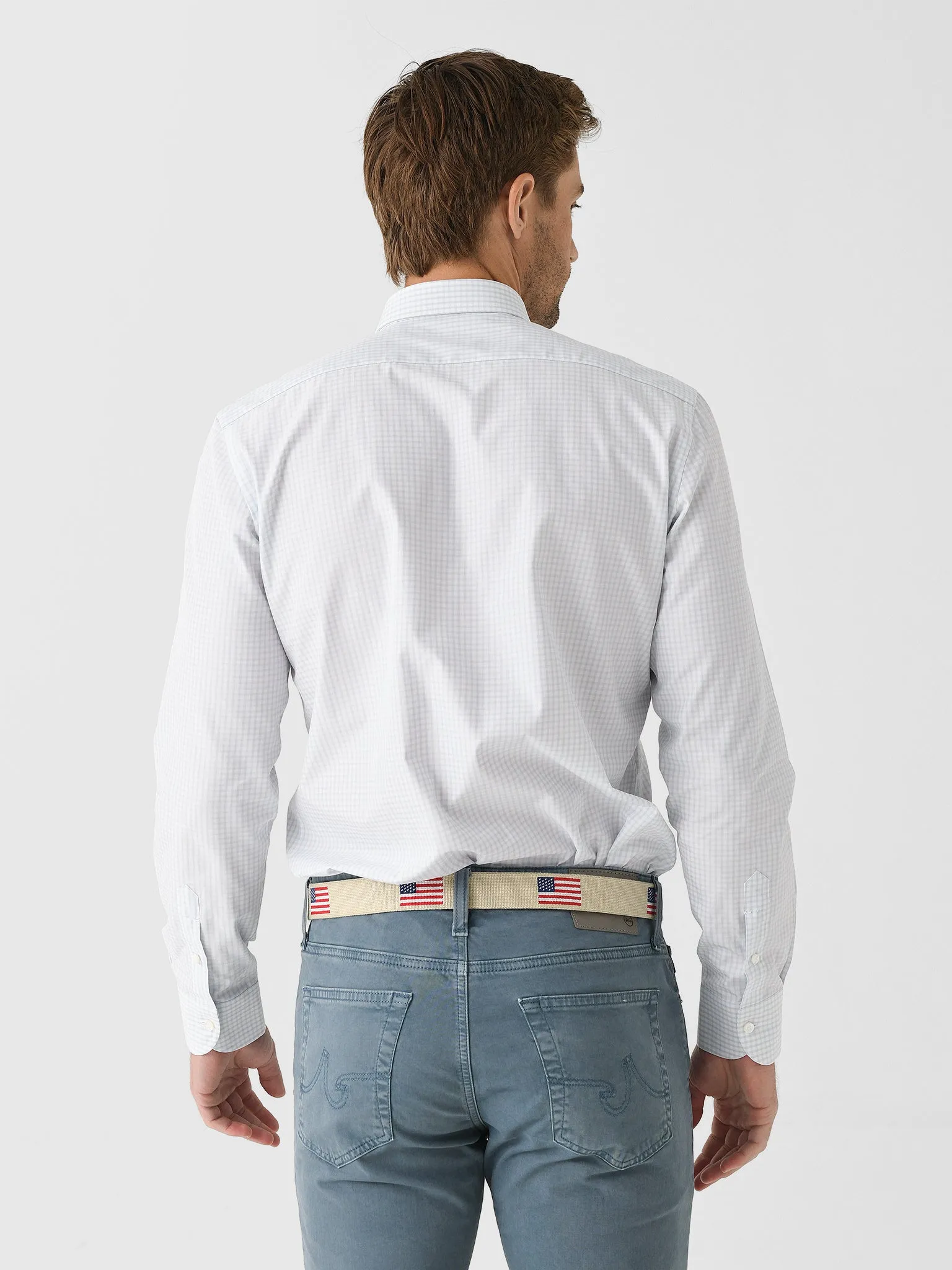 Maria Santangelo Men's Check Woven Shirt sold by Saint Bernard product image thumbnail 4