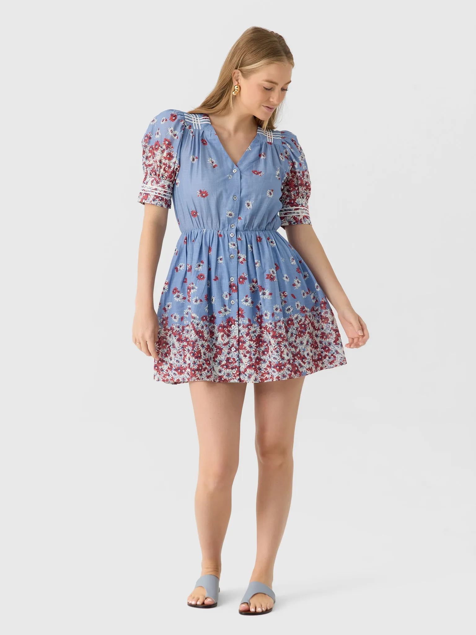 SEA Women's Whitney Short Sleeve Dress sold by Saint Bernard product image thumbnail 2