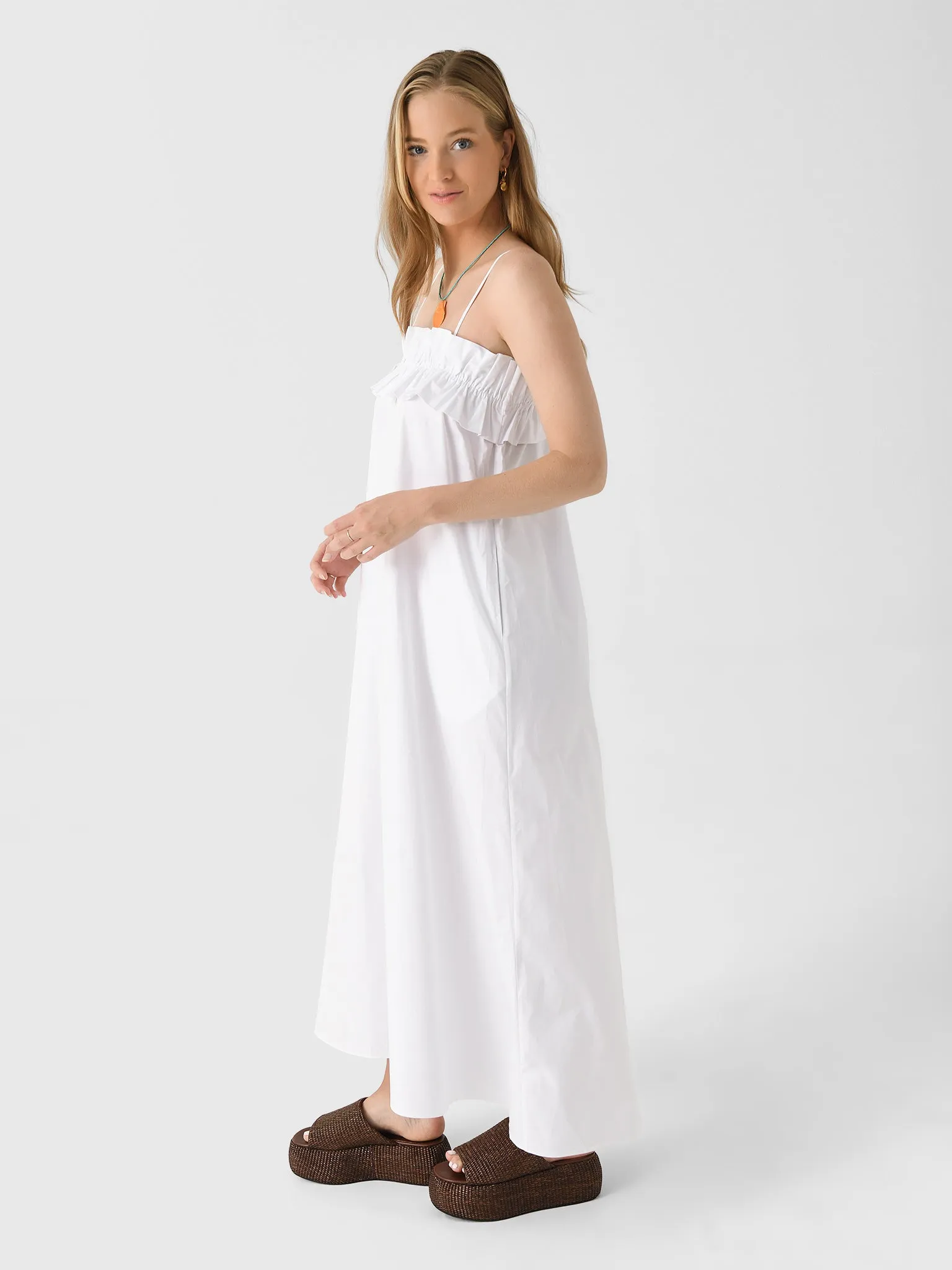 Solid + Striped Women's Sophie Dress sold by Saint Bernard product image thumbnail 2