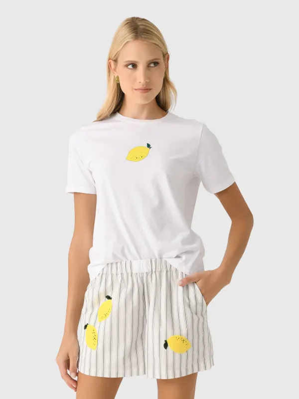 Kule Women's The Modern Lemon Tee made by Kule