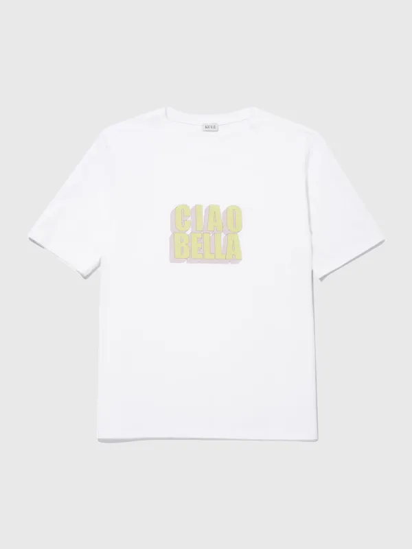 Kule Women's The Modern Ciao Bella Tee made by Kule