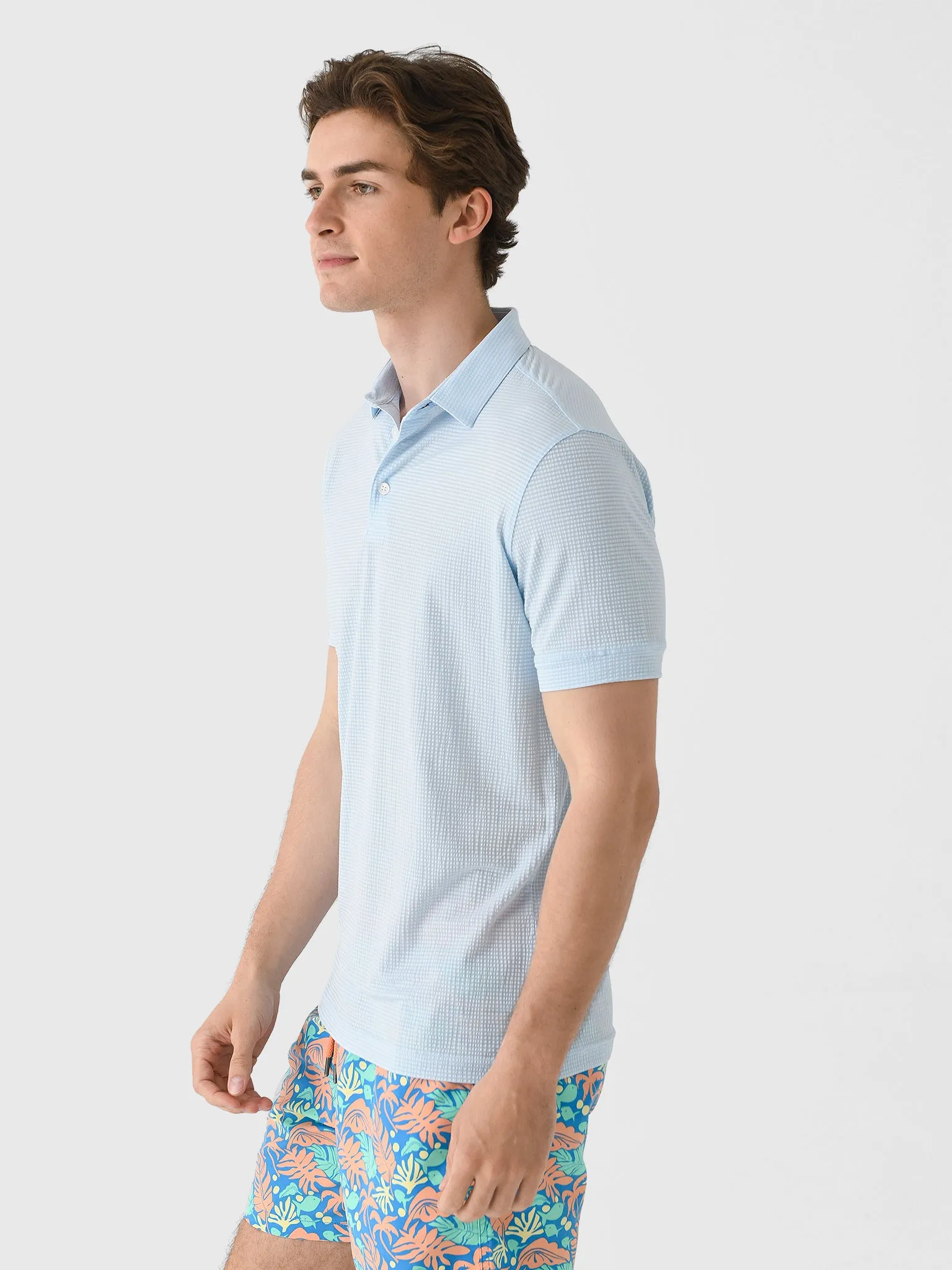 Mizzen+Main Men's Trim Copa Polo sold by Saint Bernard product image thumbnail 3