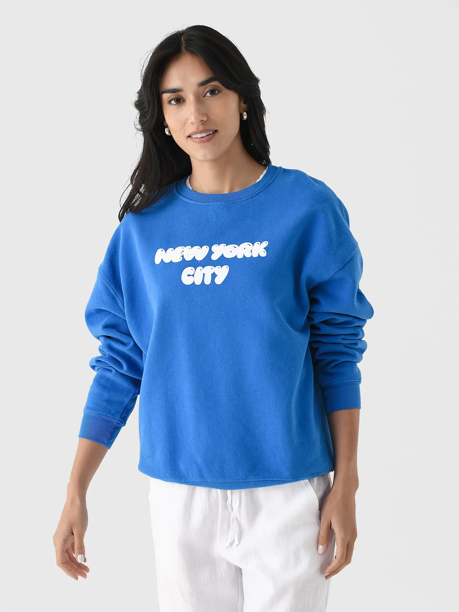 Kule Women's The Oversized New York City Sweatshirt sold by Saint Bernard