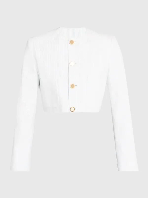 Frame Women's The Seersucker Jacket made by Frame Denim