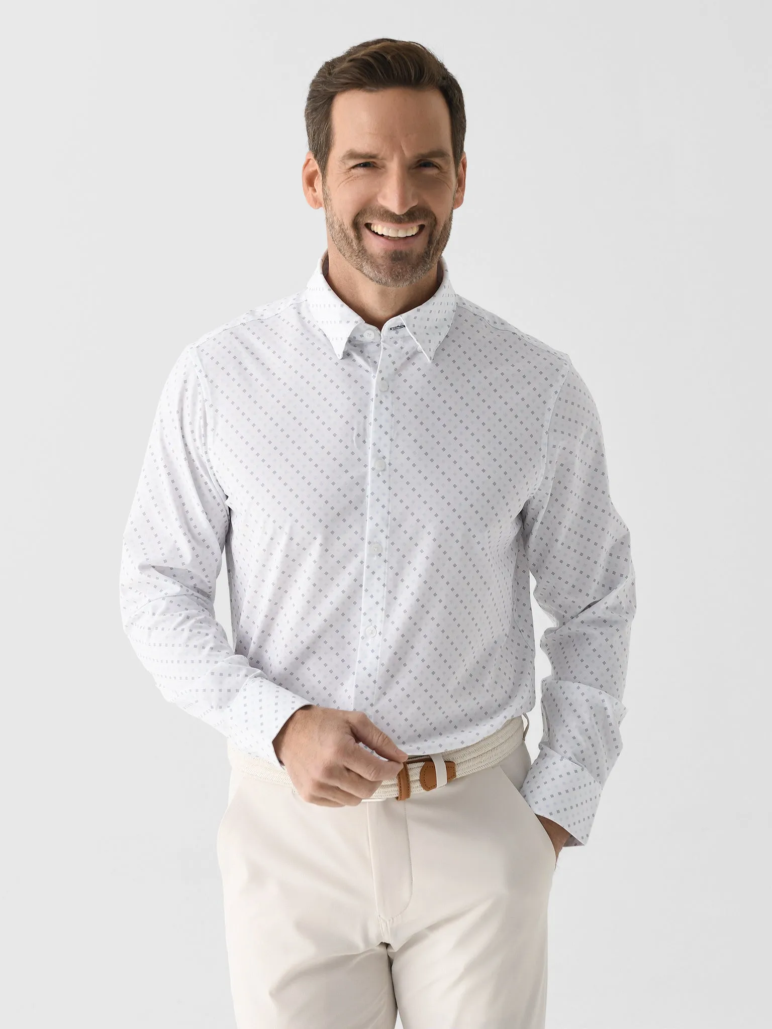 Mizzen+Main Men's Trim Leeward Dress Shirt sold by Saint Bernard