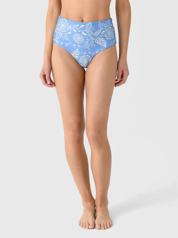 Agua By Agua Bendita Women's Magenta Floritura Bikini Bottom made by AGUA by Agua Bendita