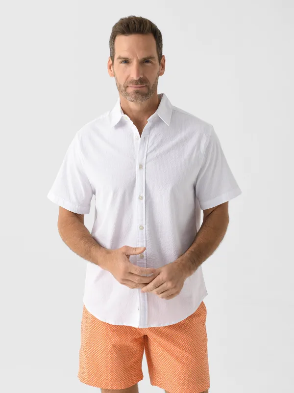 Fair Harbor Men's The Seersucker Shirt made by Fair Harbor