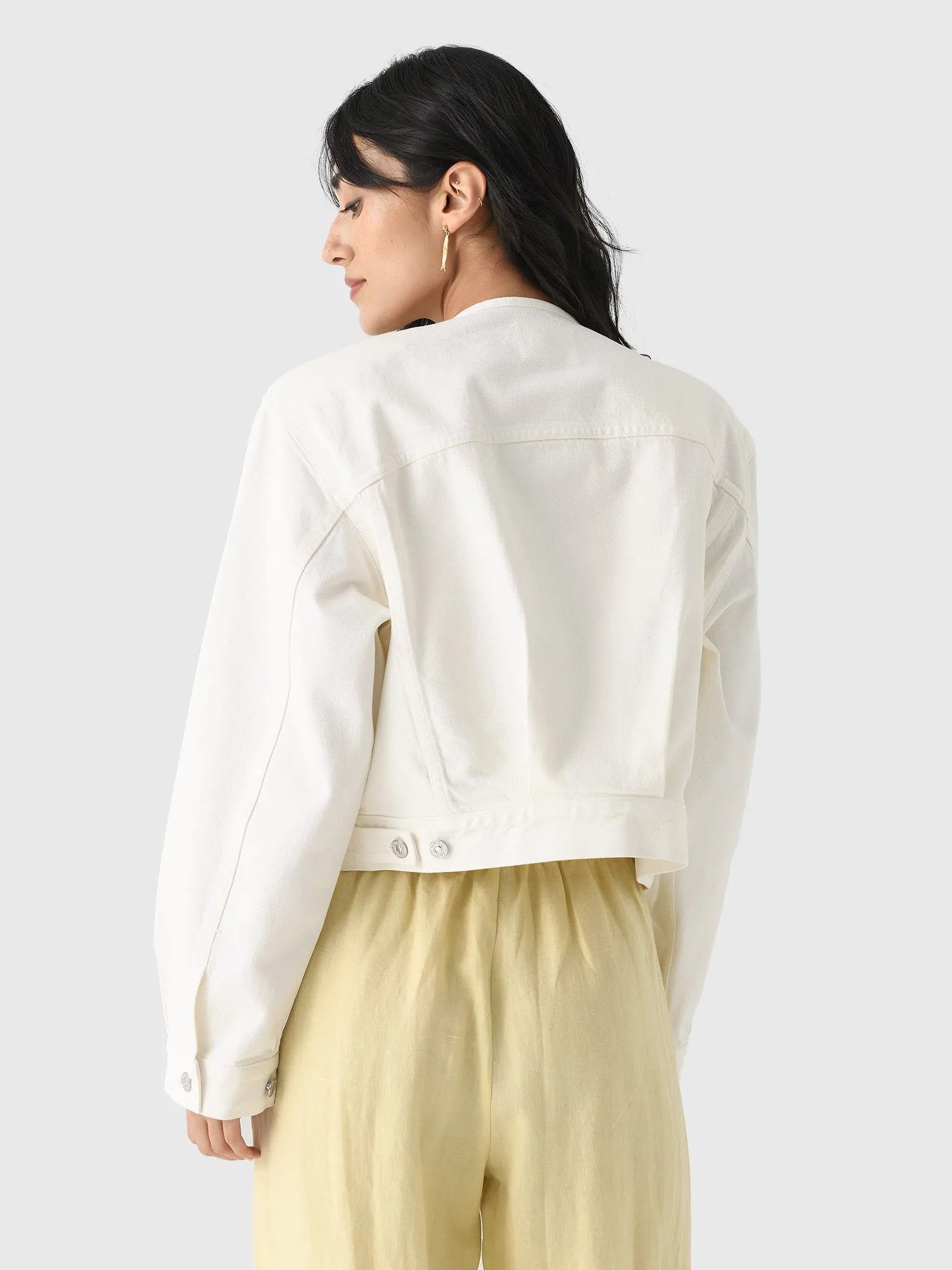 Citizens Of Humanity Women's Renata Collarless Deconstructed Jacket sold by Saint Bernard product image thumbnail 5
