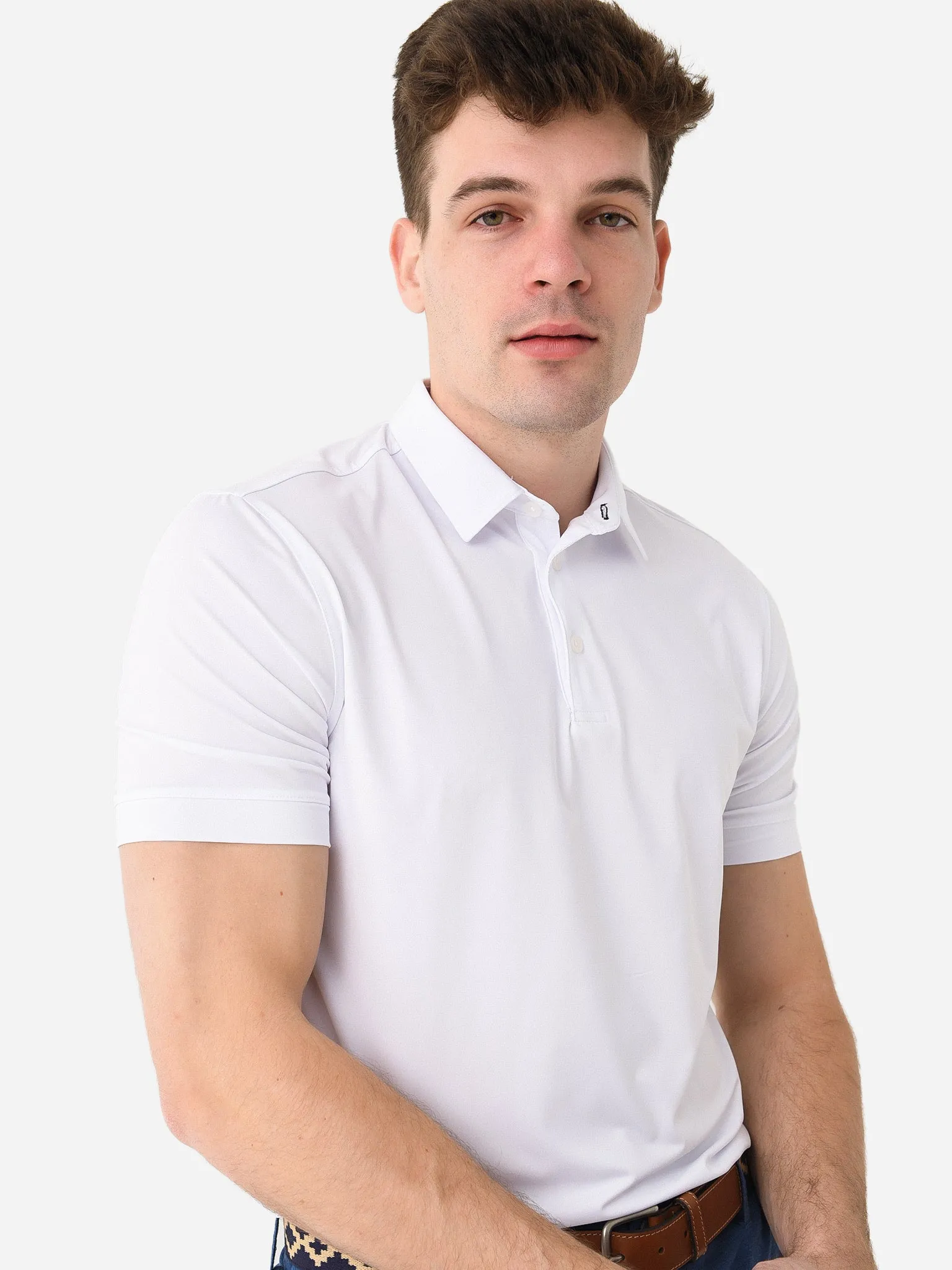Mizzen+Main Men's Trim Versa Polo sold by Saint Bernard