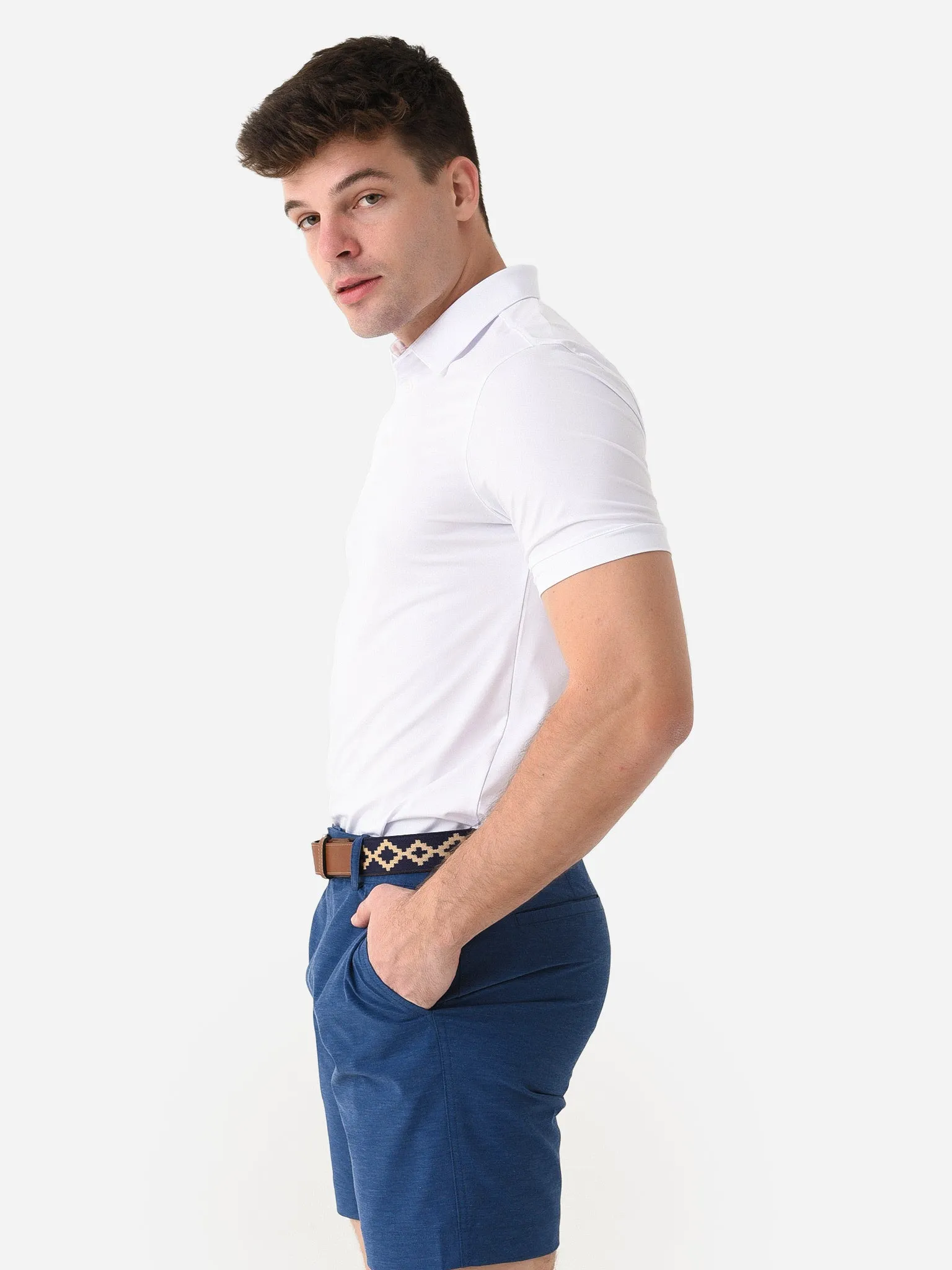 Mizzen+Main Men's Trim Versa Polo sold by Saint Bernard product image thumbnail 4
