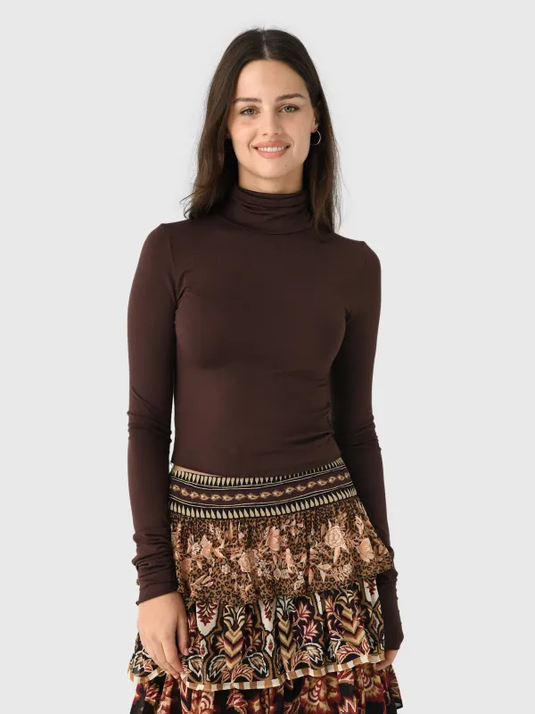 Eterne Women's Cropped Fitted Turtleneck Top sold by Saint Bernard