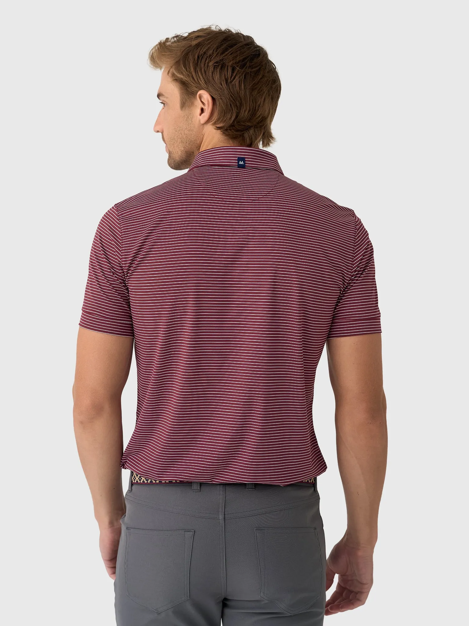 Mizzen+Main Men's Texas A&M University Trim Versa Polo sold by Saint Bernard product image thumbnail 3
