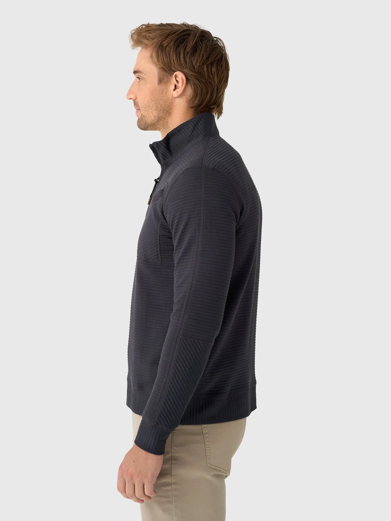 Billy Reid Men's Quilted Half-Zip sold by Saint Bernard product image thumbnail 3