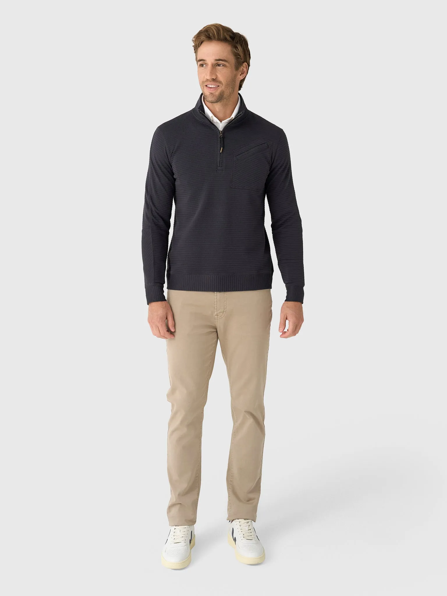 Billy Reid Men's Quilted Half-Zip sold by Saint Bernard product image thumbnail 2