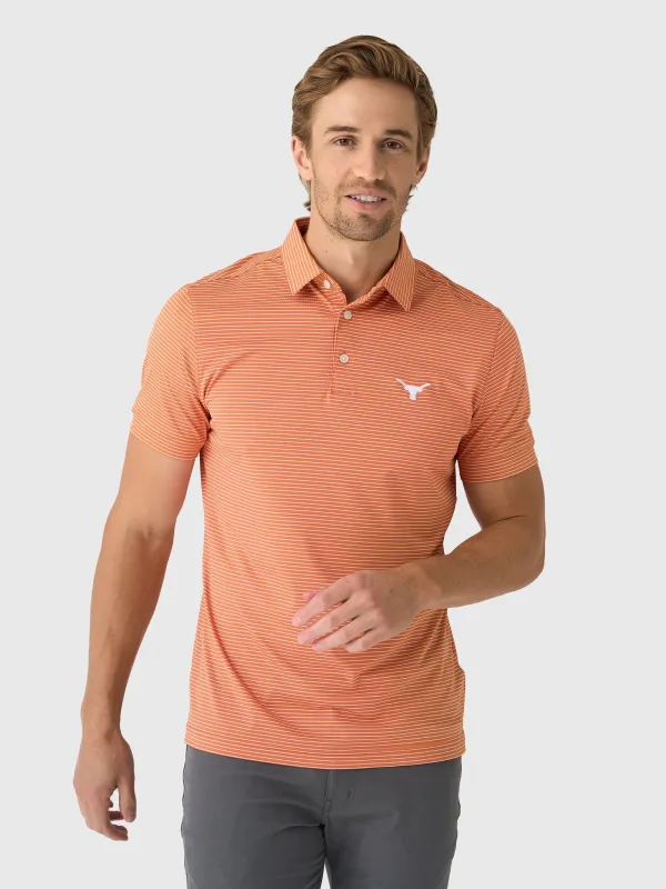 Mizzen+Main Men's University of Texas Trim Versa Polo made by Mizzen+Main