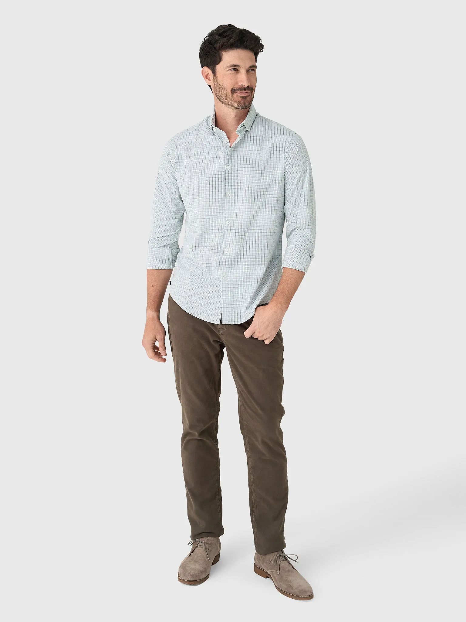 Mizzen+Main Men's Trim Leeward No Tuck Dress Shirt sold by Saint Bernard product image thumbnail 2