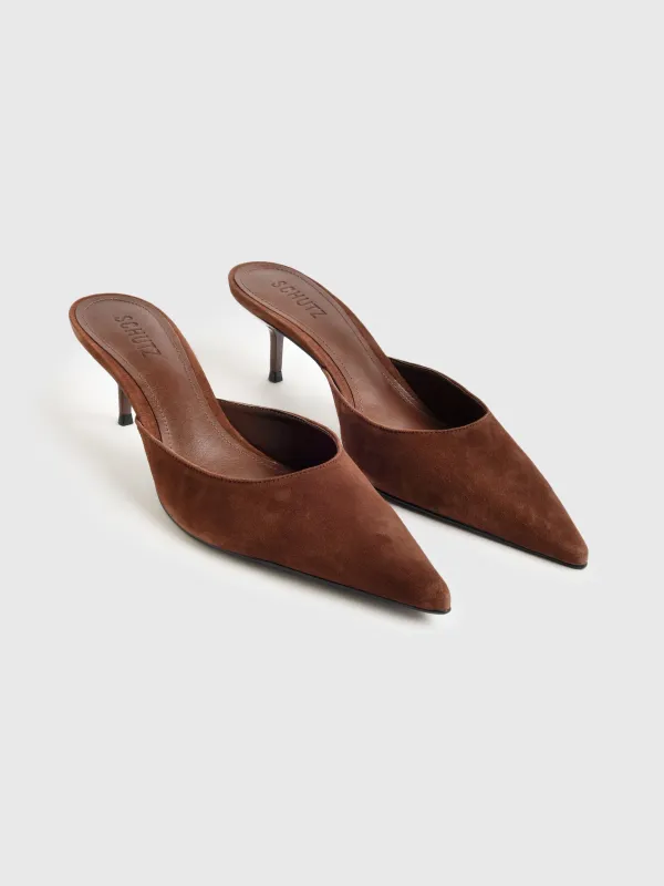 Schutz Women's Julie Suede Pump made by SCHUTZ