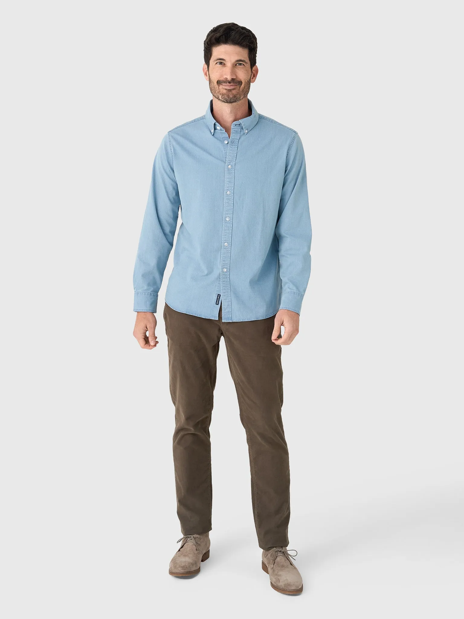 Mizzen+Main Men's Trim Nash Chambray Shirt sold by Saint Bernard product image thumbnail 2