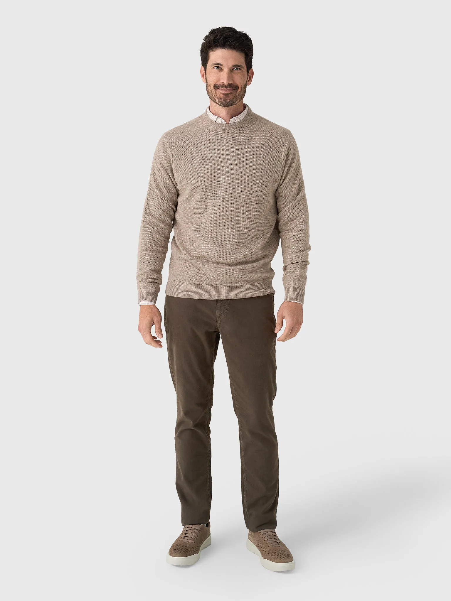 Peter Millar Crown Men's Autumn Crest Honeycomb Crewneck Sweater sold by Saint Bernard product image thumbnail 2