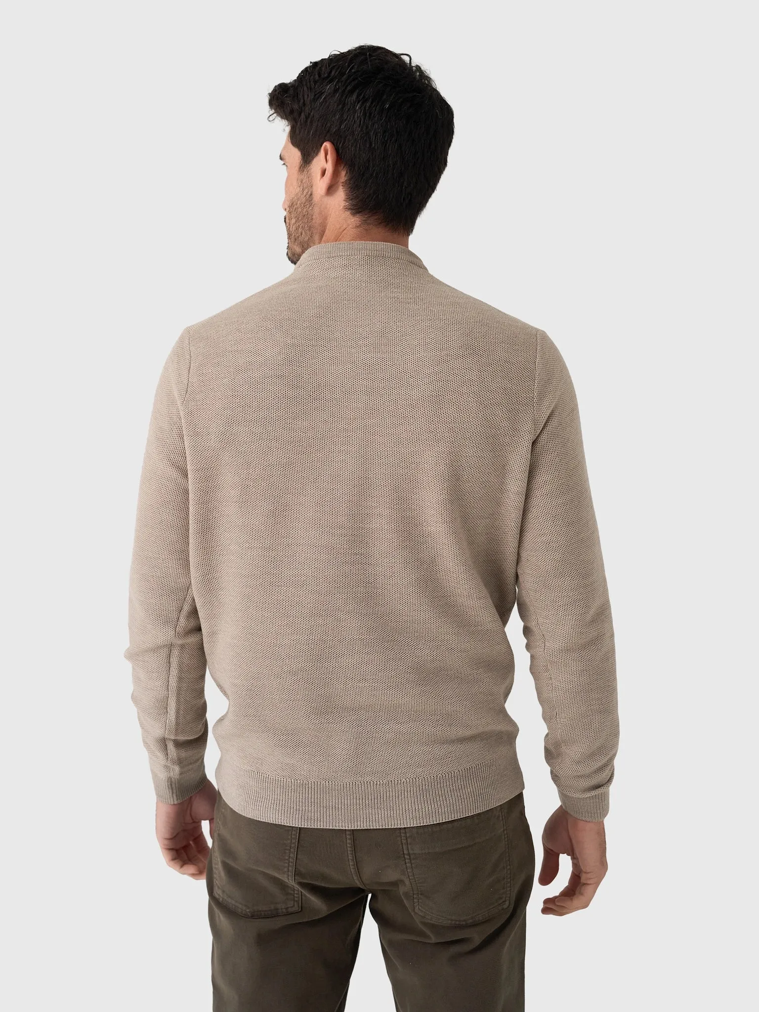 Peter Millar Crown Men's Autumn Crest Honeycomb Crewneck Sweater sold by Saint Bernard product image thumbnail 3