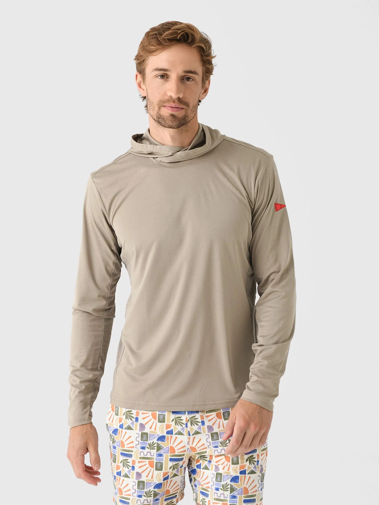 Florence Marine X Men's Sun Pro Long Sleeve Crossover Hooded UPF Shirt sold by Saint Bernard product image thumbnail 5