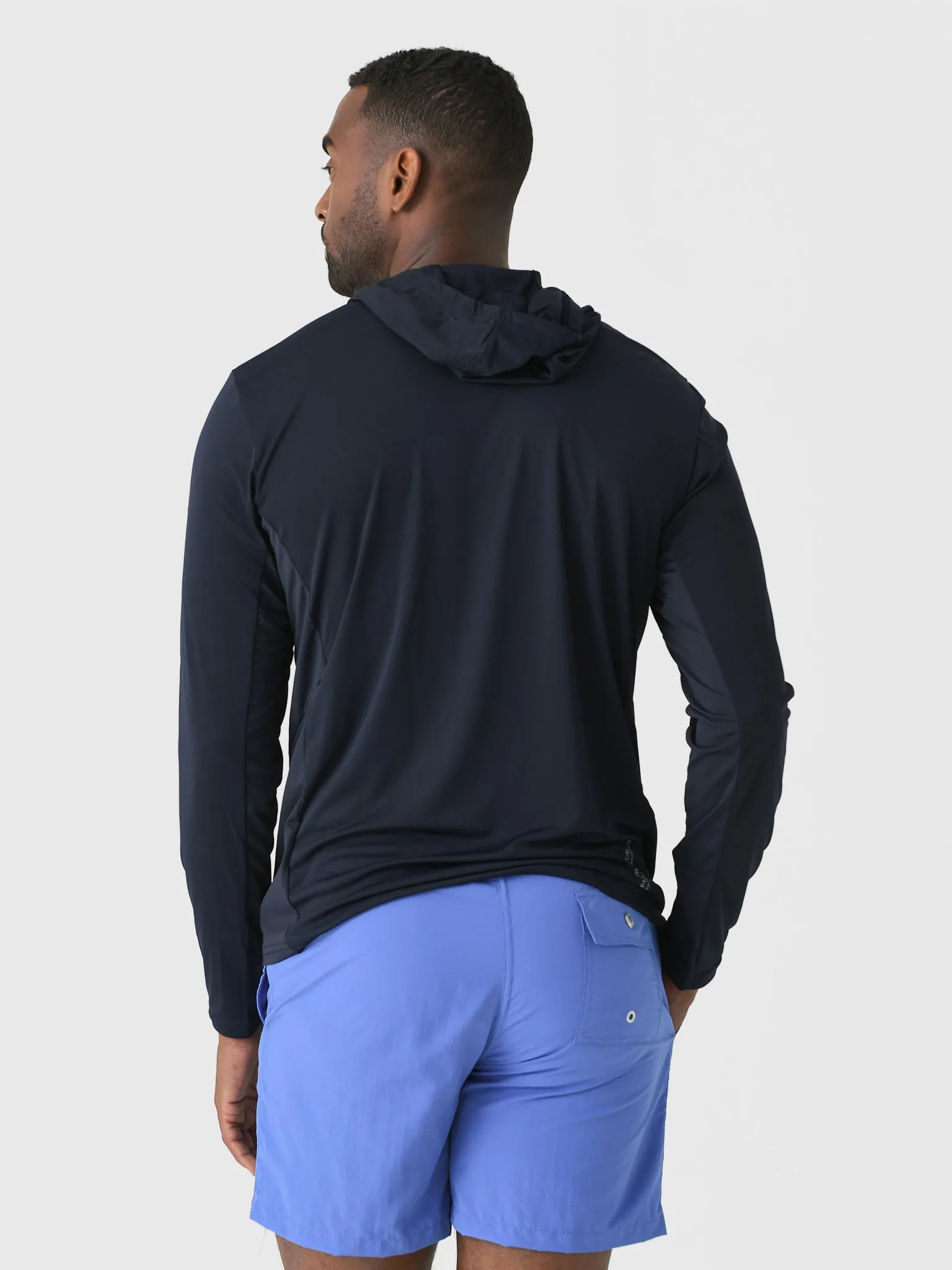 Florence Marine X Men's Sun Pro Long Sleeve Crossover Hooded UPF Shirt sold by Saint Bernard product image thumbnail 3