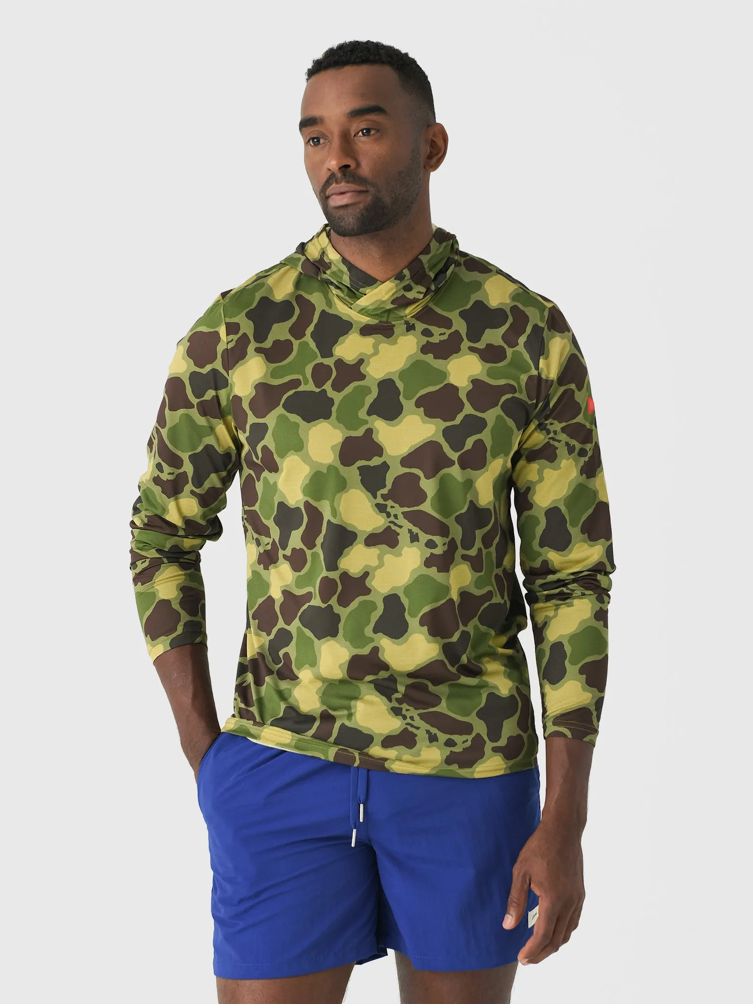 Florence Marine X Men's Airtex Long Sleeve Hooded Shirt sold by Saint Bernard product image thumbnail 4