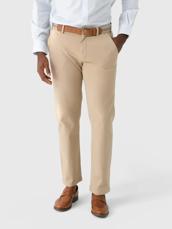 Peter Millar Crown Men's Signature Sateen Flat Front Trouser sold by Saint Bernard