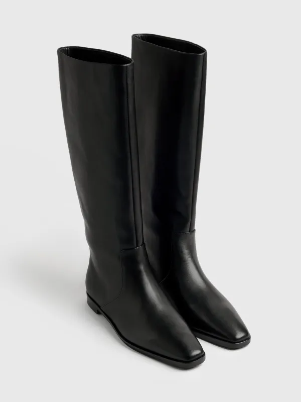 Loeffler Randall Women's Tilly Leather Tall Boot sold by Saint Bernard