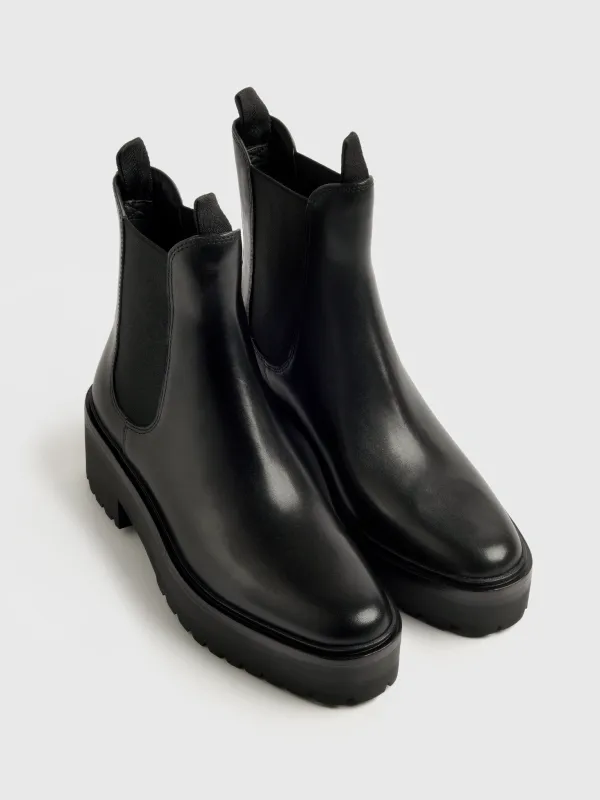 Loeffler Randall Women's Reggie Leather Chelsea Boot made by Loeffler Randall