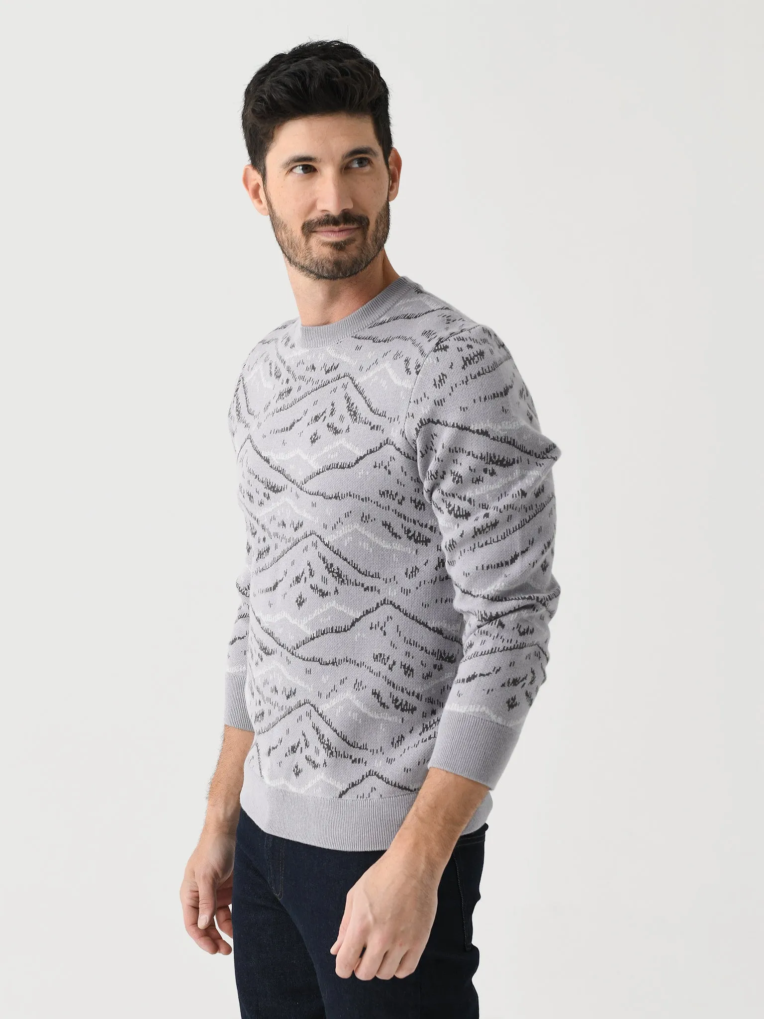 Mizzen+Main Men's Hillcrest Crewneck sold by Saint Bernard product image thumbnail 3