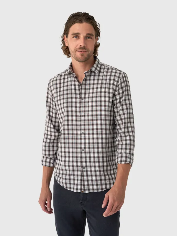 Billy Reid Men's Mixed Plaid Hutcheson Sport Shirt sold by Saint Bernard