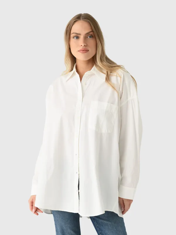 SLVRLAKE Women's Cocoon Shirt sold by Saint Bernard