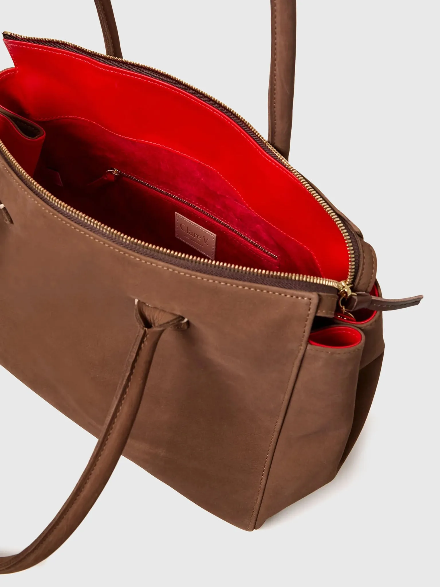 Clare V. Beatrice Tote Bag sold by Saint Bernard product image thumbnail 3