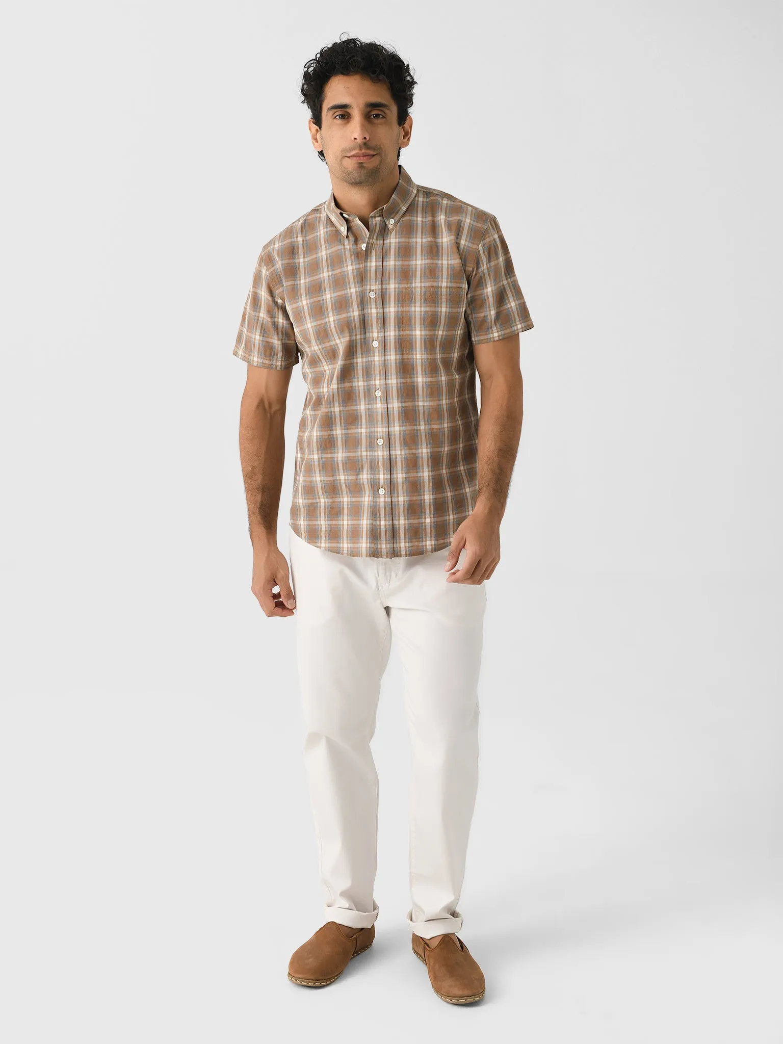 Billy Reid Men's Short Sleeve Tuscumbia Shirt sold by Saint Bernard product image thumbnail 2