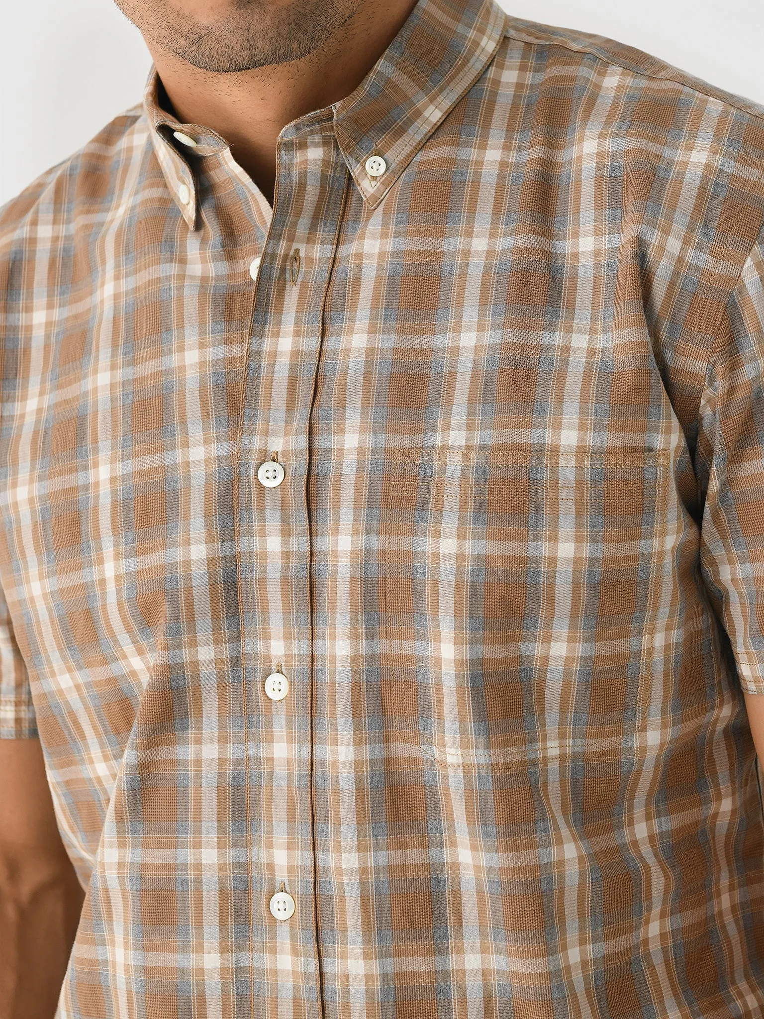 Billy Reid Men's Short Sleeve Tuscumbia Shirt sold by Saint Bernard product image thumbnail 5